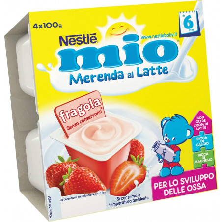 MIO MERENDA FRAGOLA 4X100GR