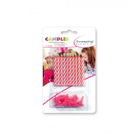 CANDELINE MAGICHE ROSA 10PZ