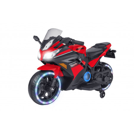 GLOBO MOTO ELETTR.NO LIC.12V ROSSO