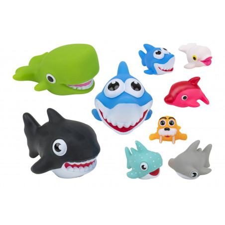 GLOBO GOMMOLOSI ANIMALI MARINI 3PZ(E)