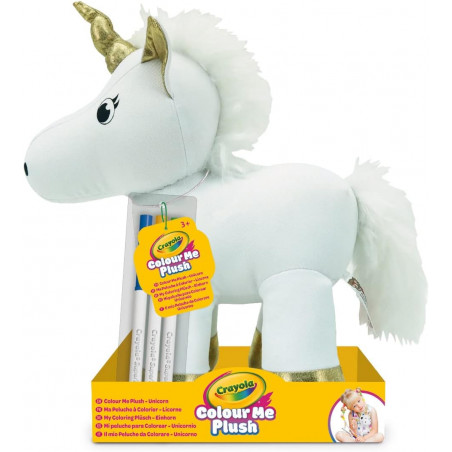 CRAYOLA COLORA IL TUO PELUCHE UNICORNO