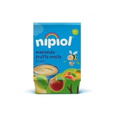 NIPIOL MERENDA FR.MISTA LATTE GR.100X2