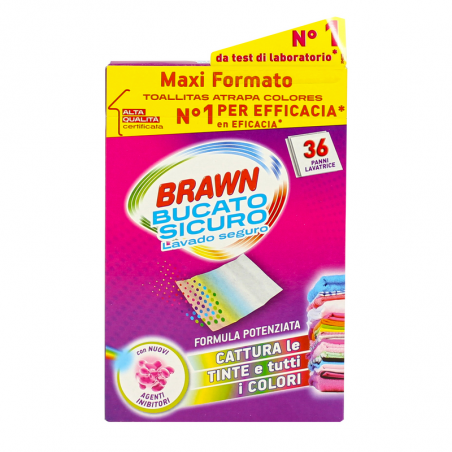 BRAWN BUCATO SICURO PANNI C COLORE X36