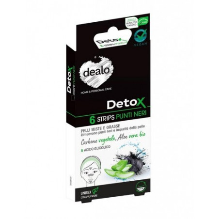 DEALO DETOX STRIPS PUNTI NERI PMG X6