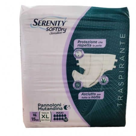 SERENITY PANN.MUT.SENSITIVE MAXI XL X15