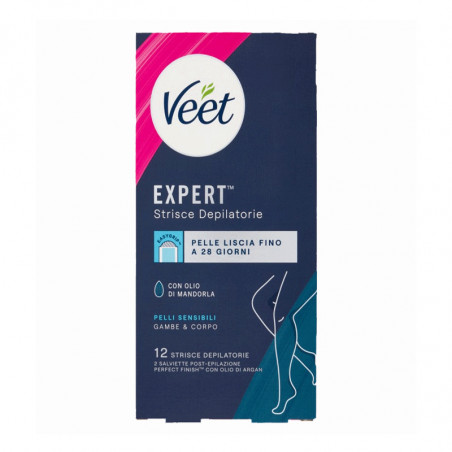 VEET EXPERT STRISCE DEPIL.CORPO PS X12