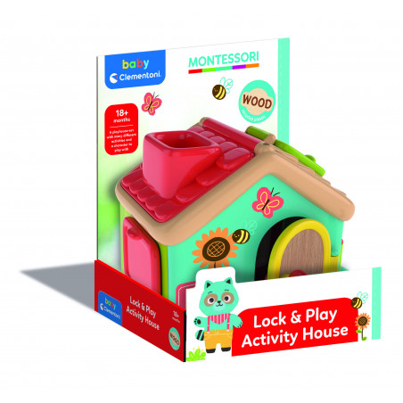 MONTESSORI LOCK & KEY ACTIVITY HOUSE