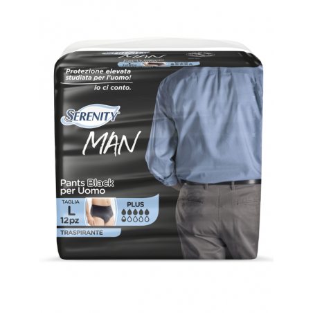 SERENITY MEN PANTS PLUS L X12