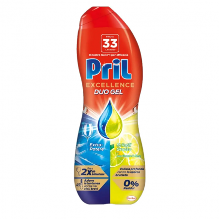 PRIL GOLD GEL DUO LIMONE 540ML