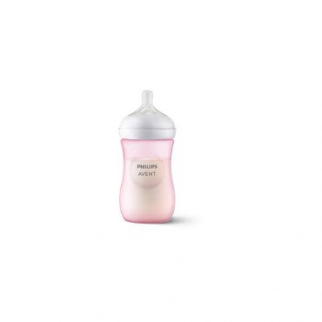 AVENT BIBERON NATURAL 3.0 260ML ROSA