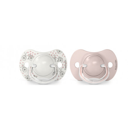 SUAVI WALK SUCCH.SIL ROSA 0 6M X2(E)