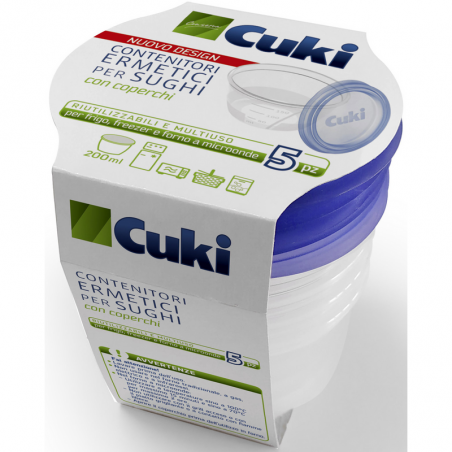 CUKI CONT.ERMETICI SUGHI  5X0,2LT