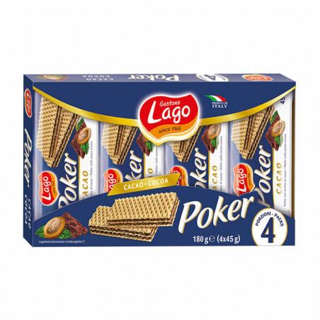 ELLEDI WAFER POKER CACAO 4x45GR