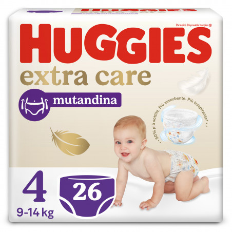 HUGGIES EXTRA CARE MUT.P GRANDE TG.4 X26