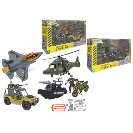 GLOBO PLAYSET MILITARE C MEZZI PERSON AC