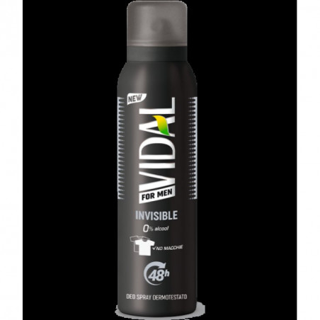 VIDAL DEO SPR MEN INVIS.150ML