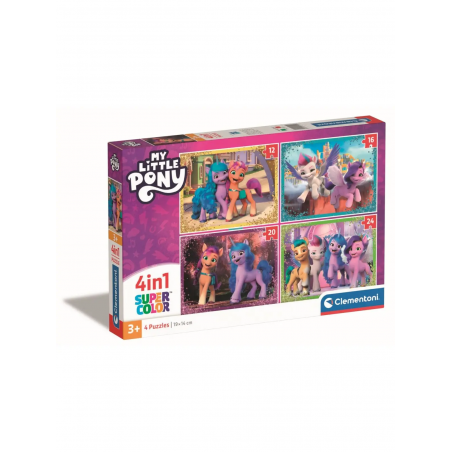 PUZZLE 4IN1 LITTLE PONY