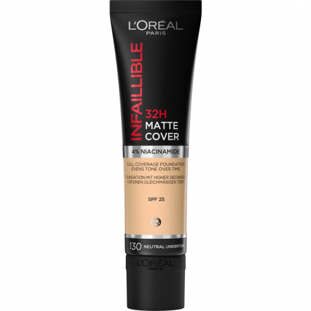 L'OREAL FDT INFAIL.MAT.COVER 32H 130