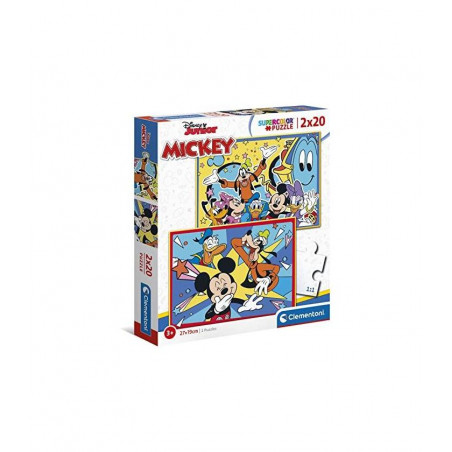 PUZZLE 2X20 DISNEY MICKEY