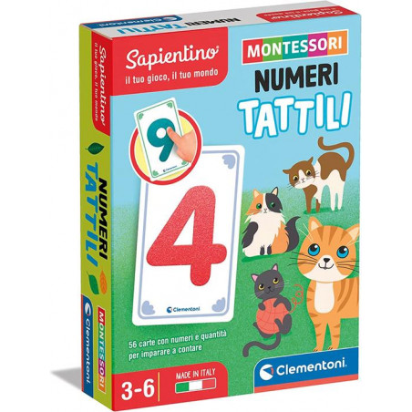 MONTESSORI SAPIENTINO CARTE NUMERI TATTI