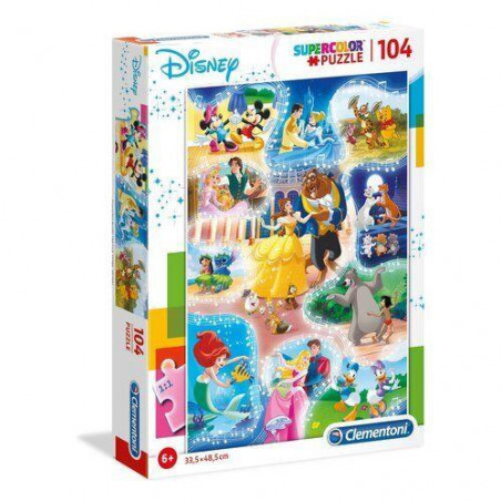 PUZZLE 104 SQUARE BOX DISNEY DANCE(E)