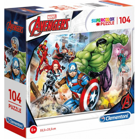 PUZZLE 104 SQUARE BOX AVENGERS(E)