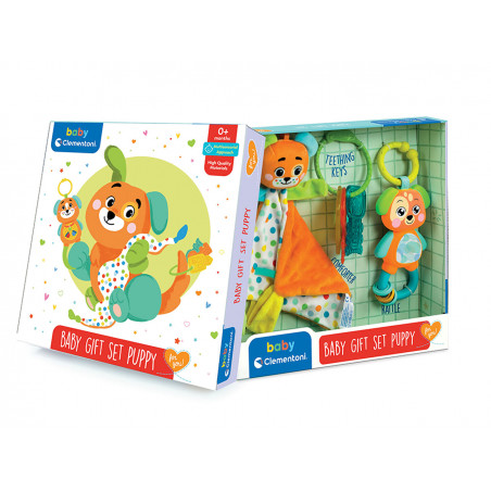 CLEMENTONI BABY GIFT SET PUPPY BLUE(E)