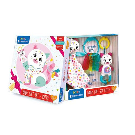 CLEMENTONI BABY GIFT SET KITTY PINK