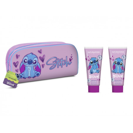 STITCH BEAUTYCASE SET SH BAL+BG+TB100ML