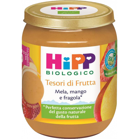 HIPP TESORI DI FRUTTA MEL MAN FR.GR.160