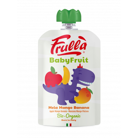 FRULLA BABY FRUIT BIO MELA MAN BAN 100GR