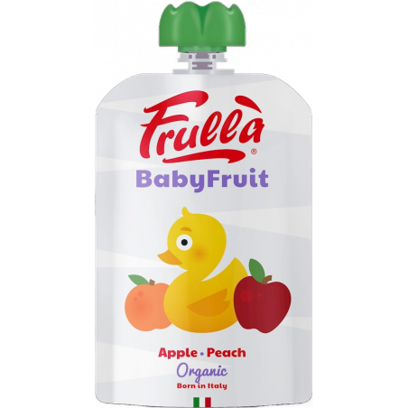 FRULLA BABY FRUIT BIO MELA PESCA 100GR