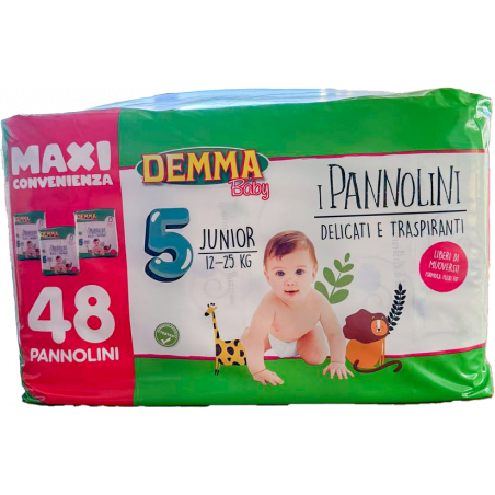 DEMMA PANNOLINI TRIPACK TG.5 KG12-25 X48