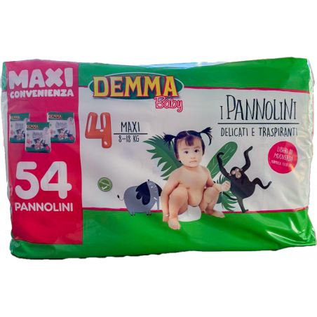 DEMMA PANNOLINI TRIPACK TG.4 KG.8-18 X54