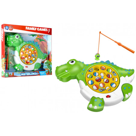 GLOBO GIOCO PESCA DINOSAURO C 15 PESCI