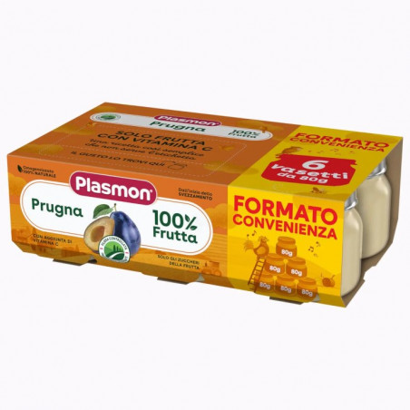 PLASMON OMO PRUGNA GR.80X6