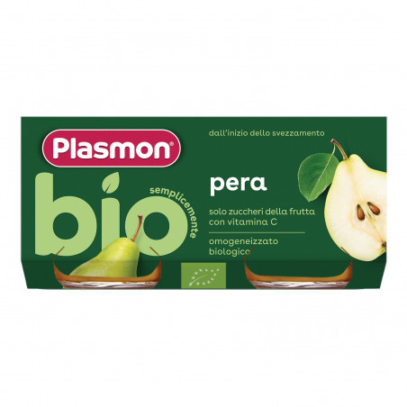 PLASMON BIO OMO PERA GR.80X2