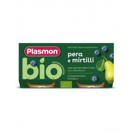 PLASMON BIO OMO PERA MIRT.GR.80X2