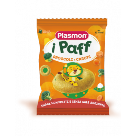 PLASMON PAFF SNACK BROCC CAROTE GR.15