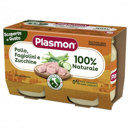 PLASMON OMO POLLO FAG ZUCCH.GR.120X2