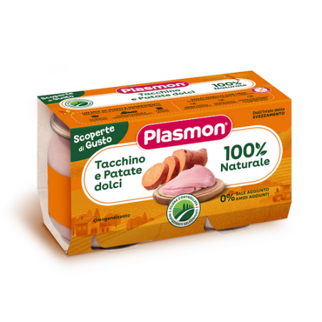 PLASMON OMO TACCH PATATE DOLCI GR.120X2