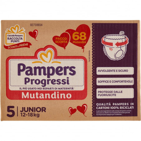 PAMPERS PROGRESSI MUT.QUADRI JUNIOR X68