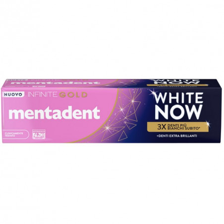 MENTADENT DENT.WHITE NOW INF.GOLD 75ML