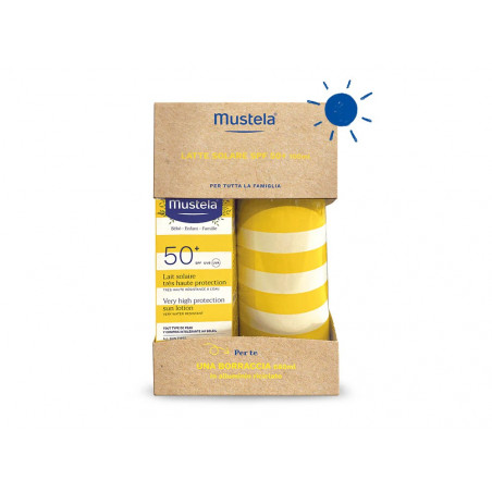 MUSTELA LATTE SOL.F50 100ML+BORRACCIA(E)