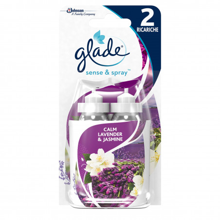 GLADE SENSE & SPRAY RIC. LAVANDA X2