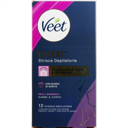 VEET EXPERT STRISCE DEPIL.CORPO PN X12