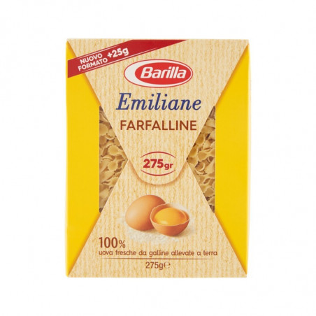 BARILLA EMILIANE PASTINA FARFALLINE 275G