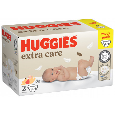 HUGGIES EXTRA CARE MEGA TG.2 104PZ