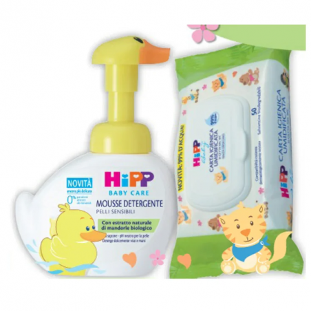 HIPP DET.MOUSSE PAPERELLA250ML+C IG.UMID