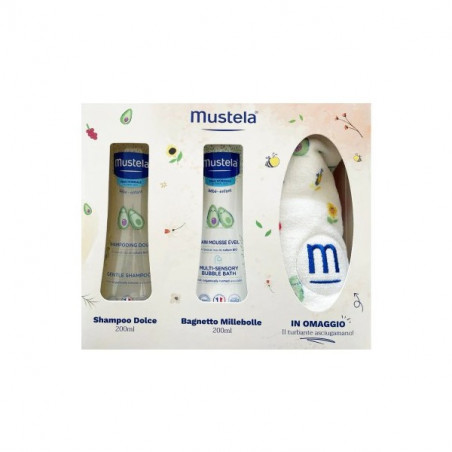 MUSTELA COFANETTO BAGNETTO+TURB.